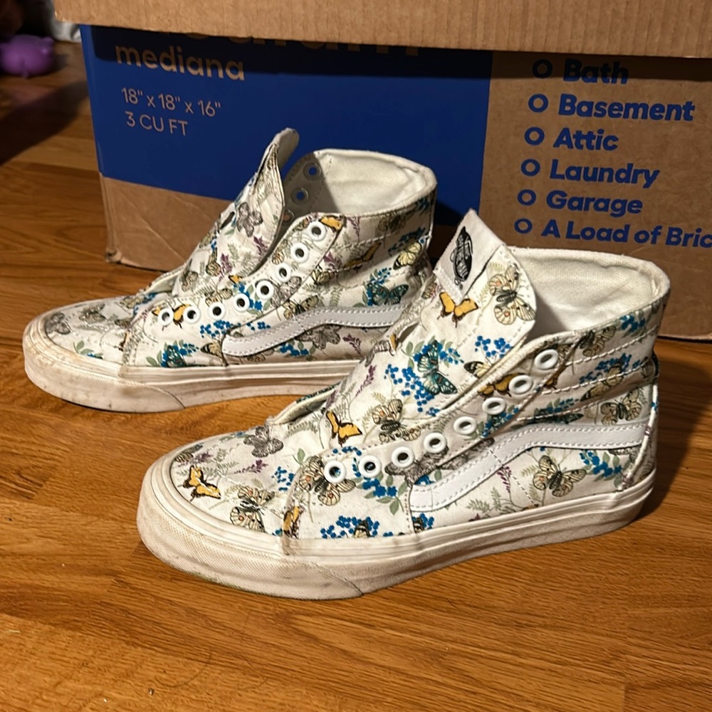 White Hightop Vans